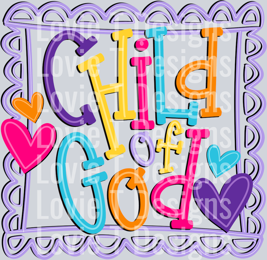 Child Of God Doodle Bright