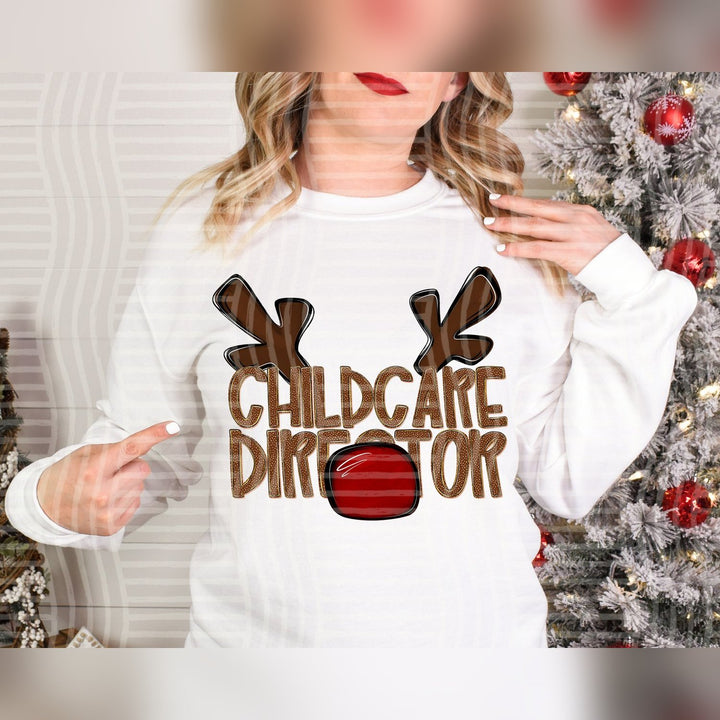 Childcare Director Deer Antler School Staff DTF transfer