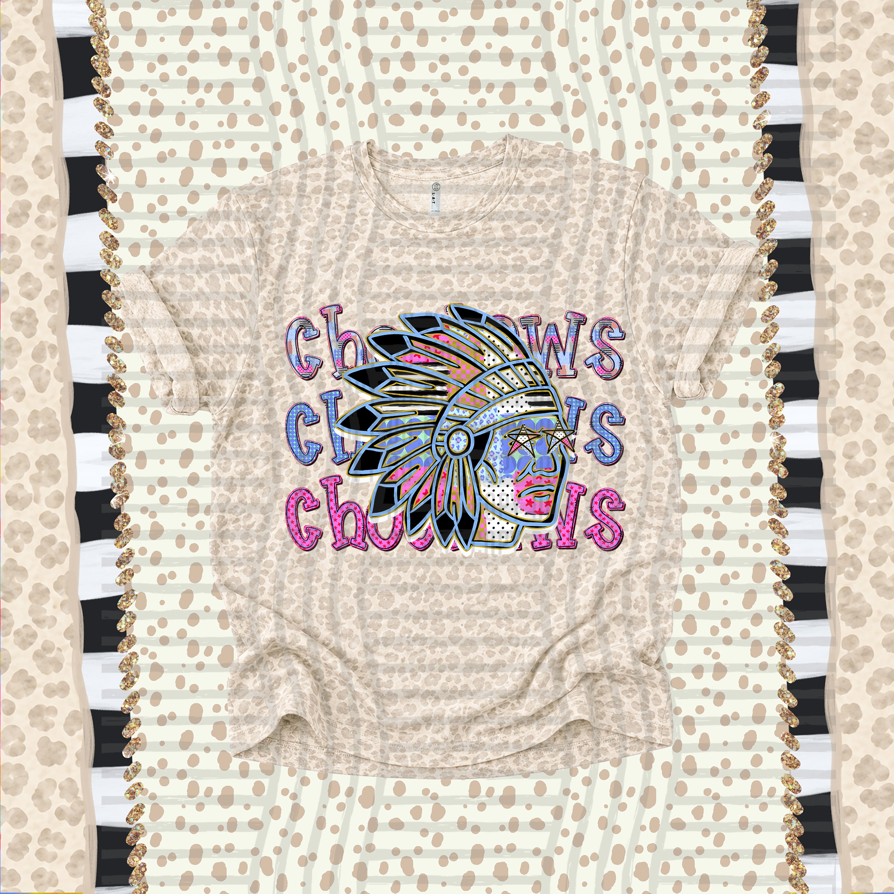 Dolly Doodle Mascots Choctaws design