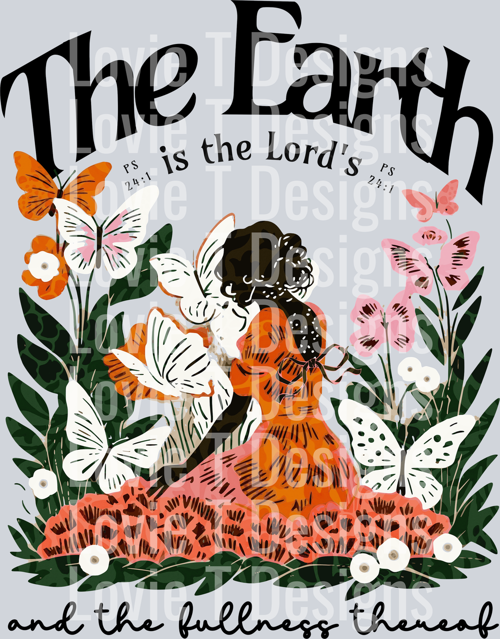 Christian png - The Earth is the Lords