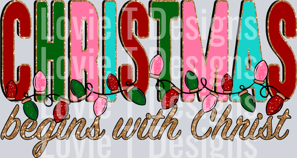 Christmas begins with Christ