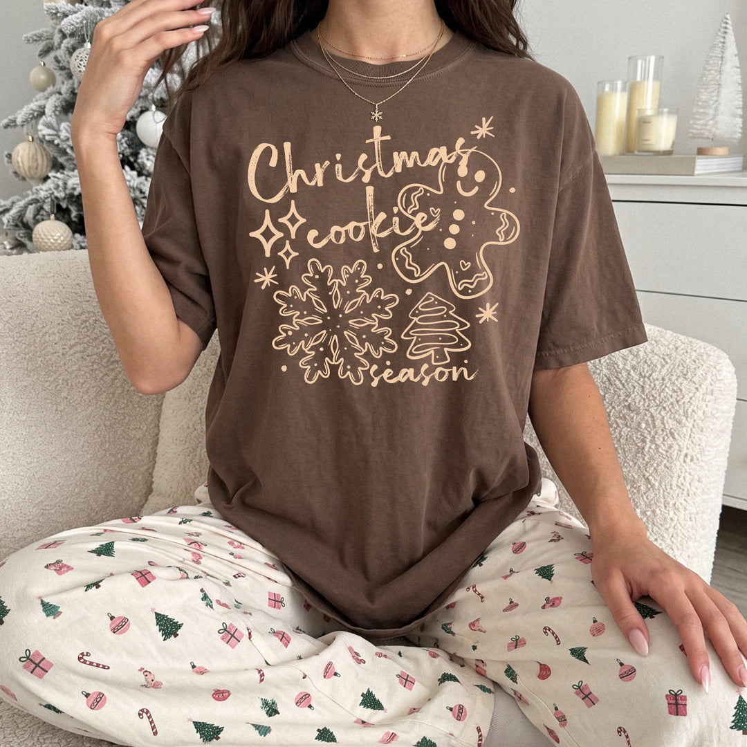 Christmas Cookie Season (Cream) DTF transfer – mockup