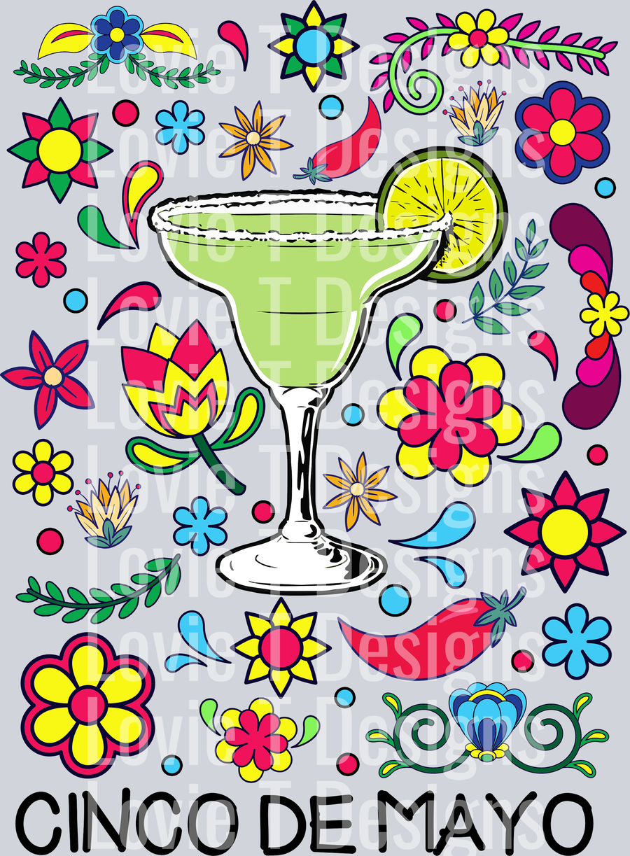 Cinco De Mayo Boho Flowers