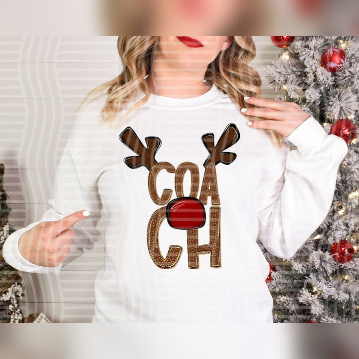 Coach Deer Antler School Staff DTF transfer