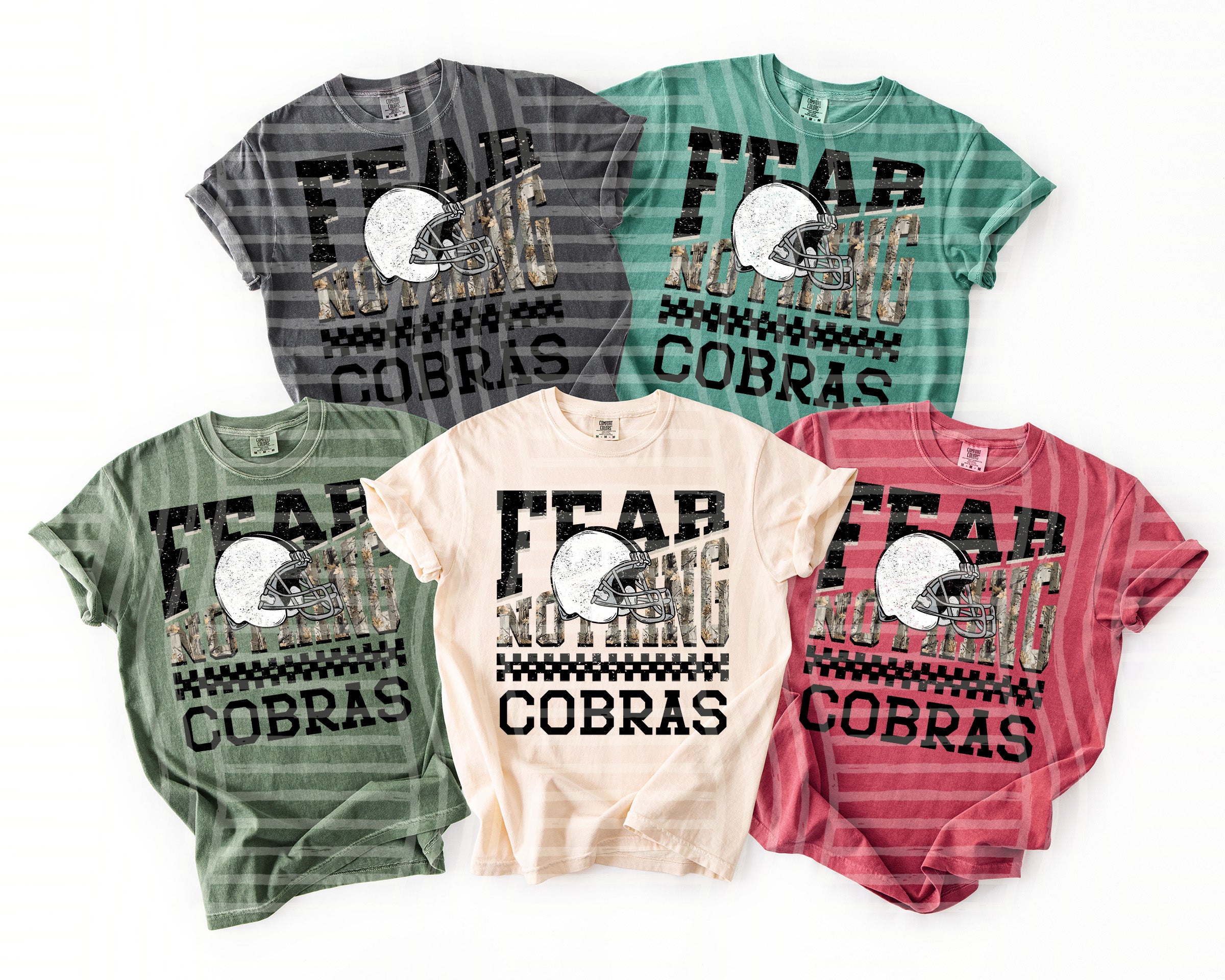 Fear Nothing Mascots Cobras design