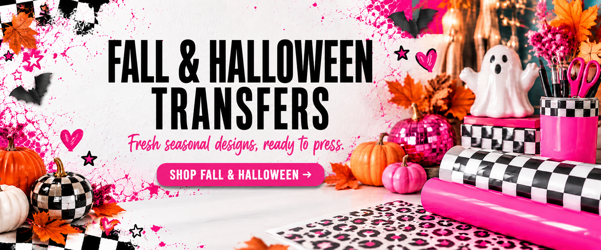 Shop Fall and Halloween DTF transfers
