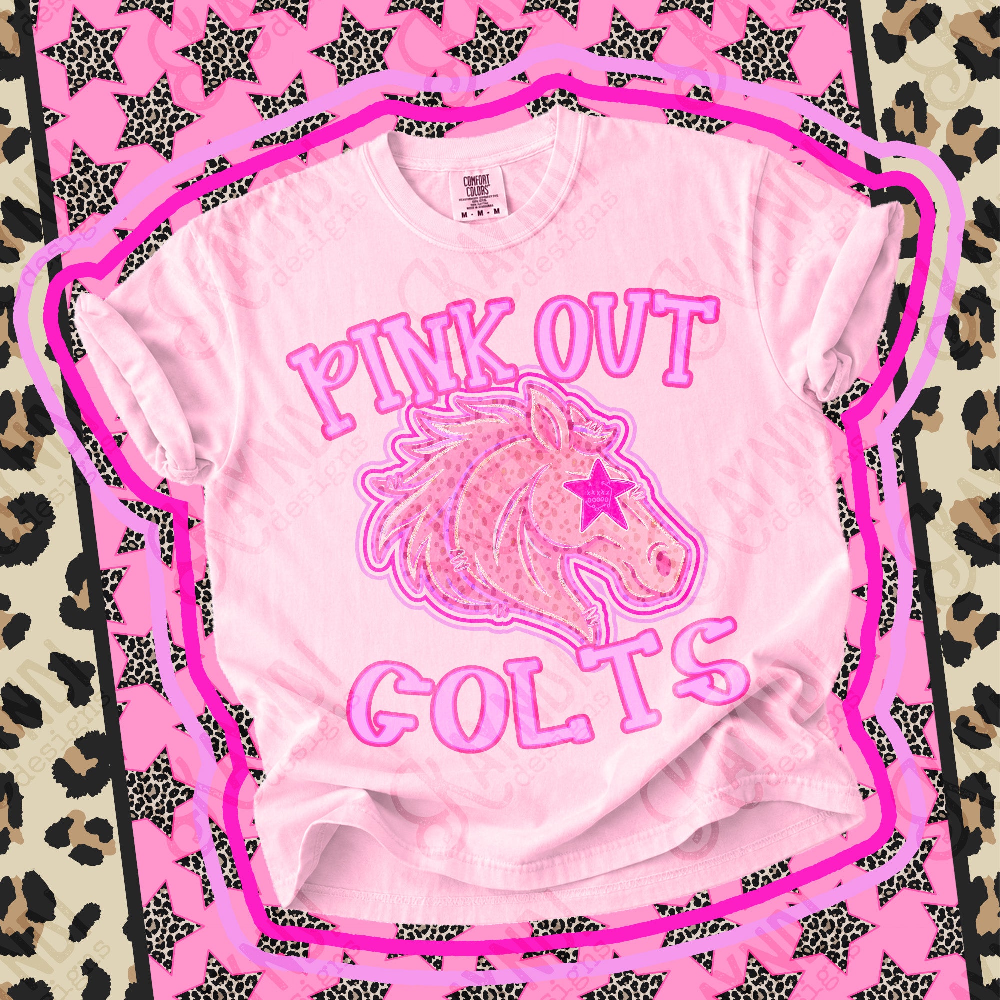 Pink Out Mascots Colts 8 mockup