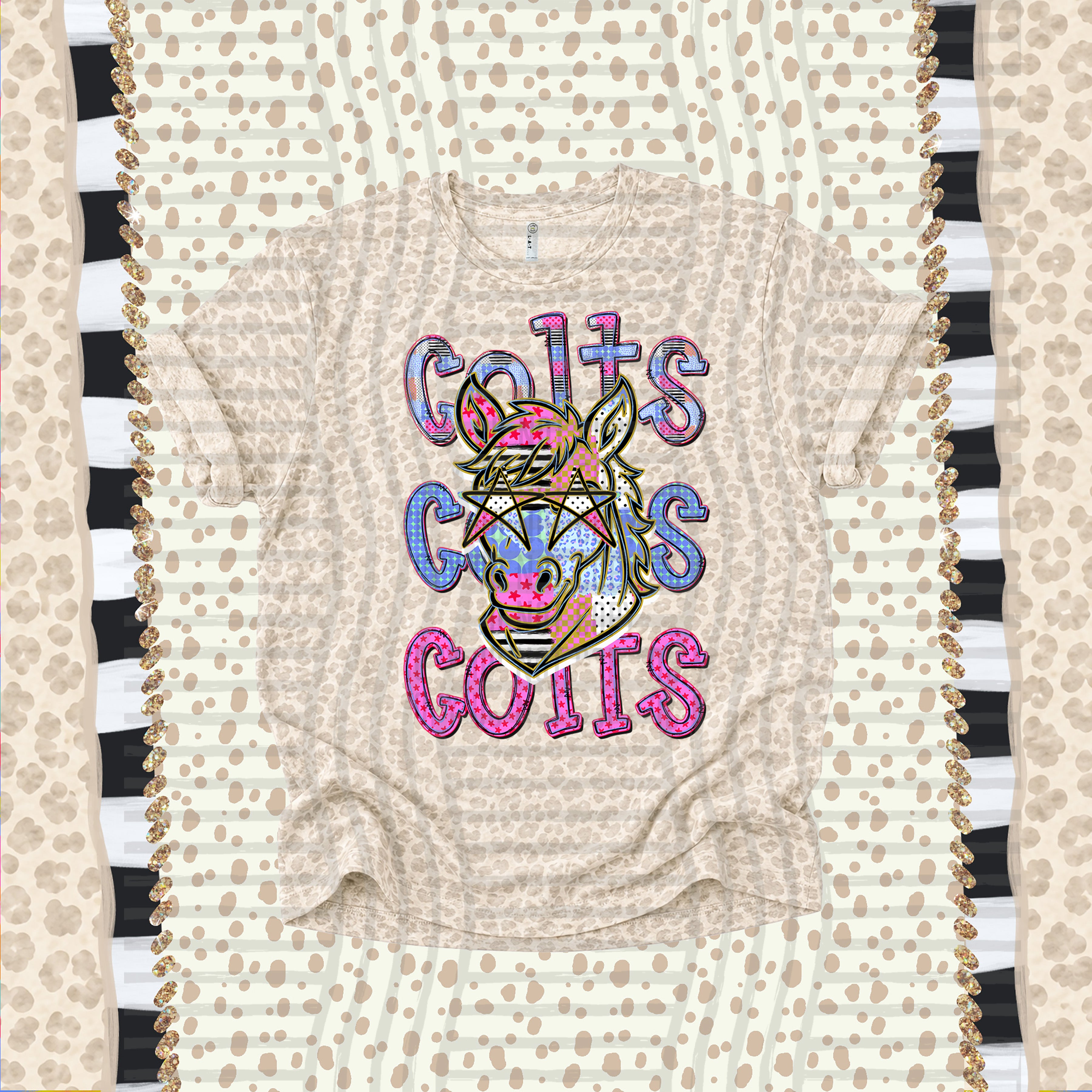 Dolly Doodle Mascots Colts design