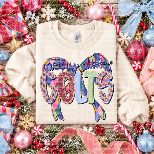 Merry Little Mascots Colts design