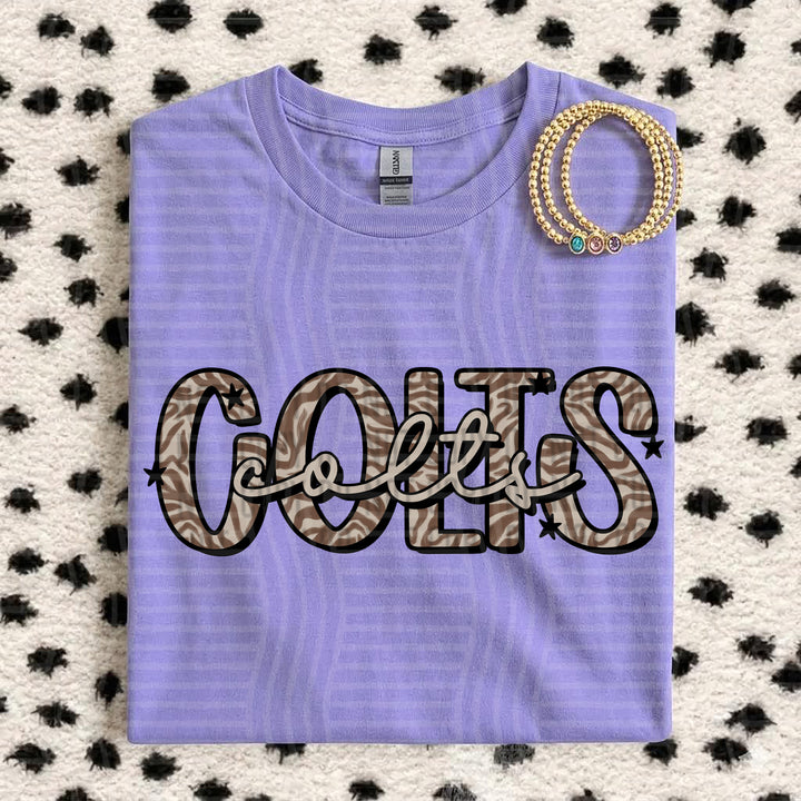 Colts Zebra Mascots DTF transfer