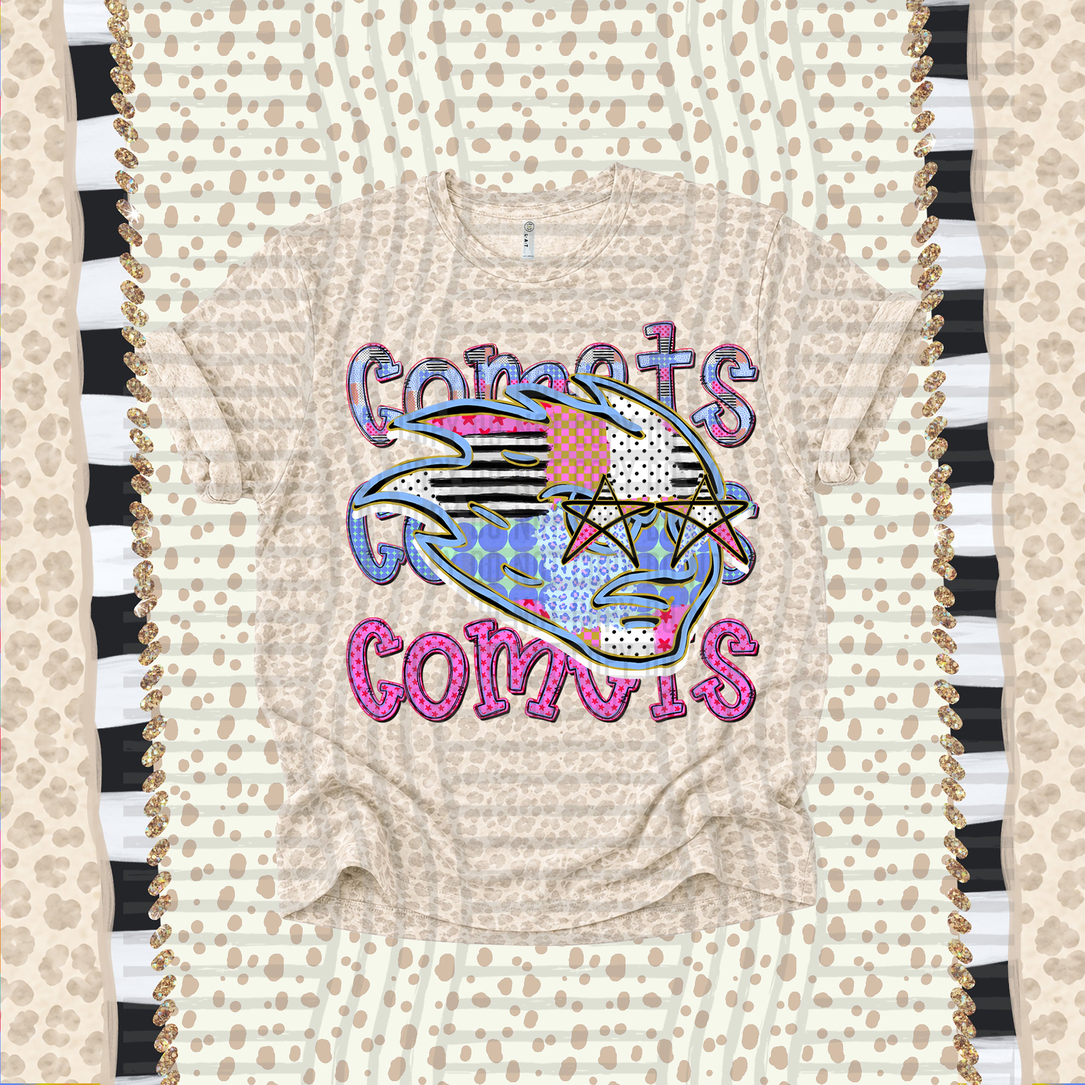Dolly Doodle Mascots Comets design