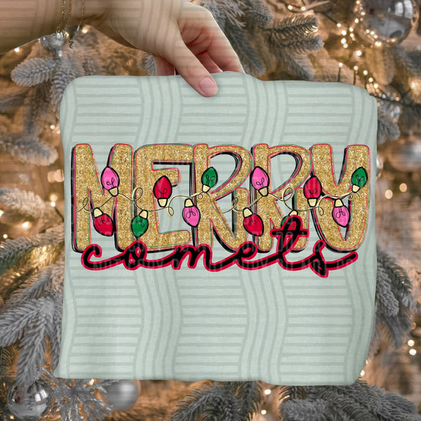 Merry Lights Mascots Comets design