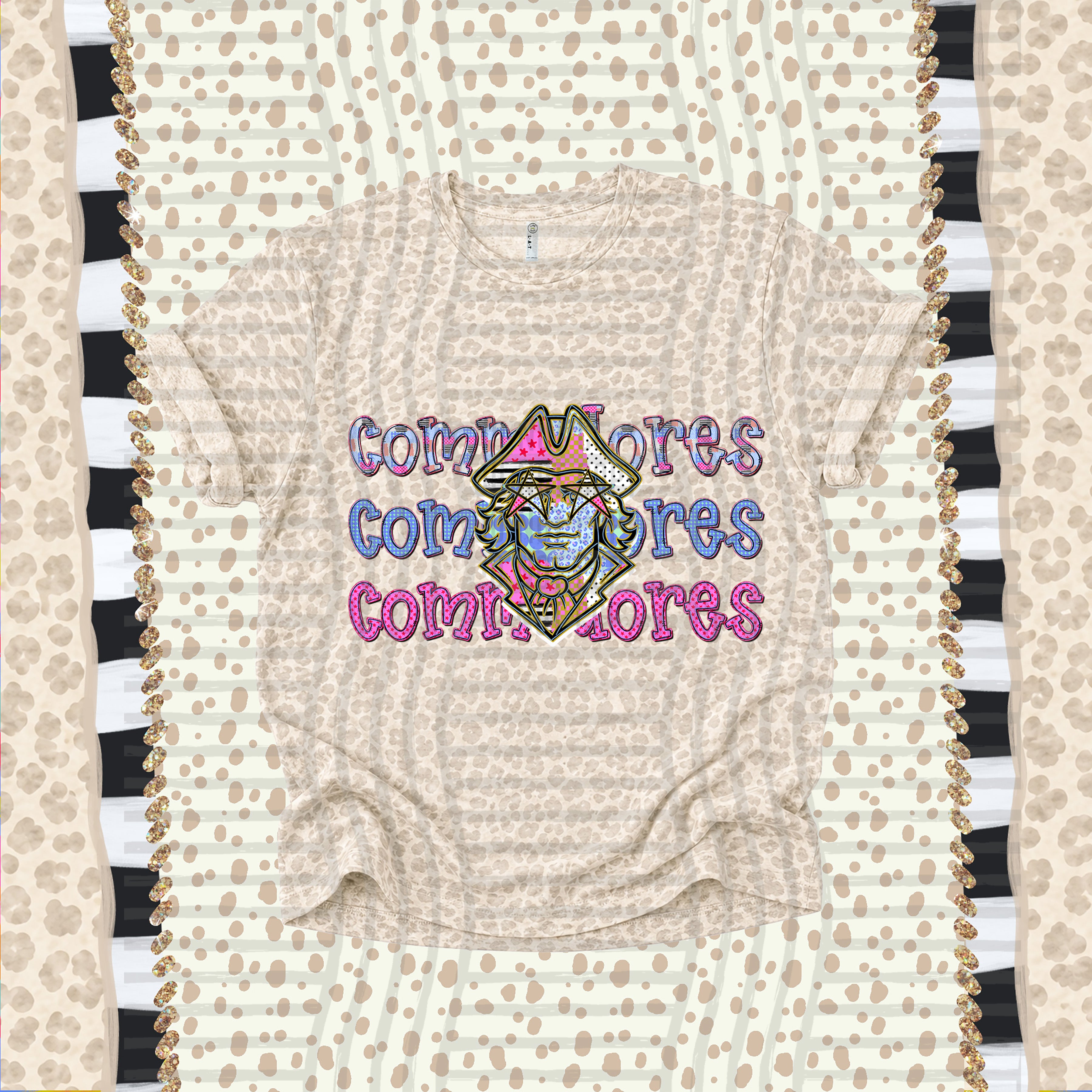 Dolly Doodle Mascots Commodores design