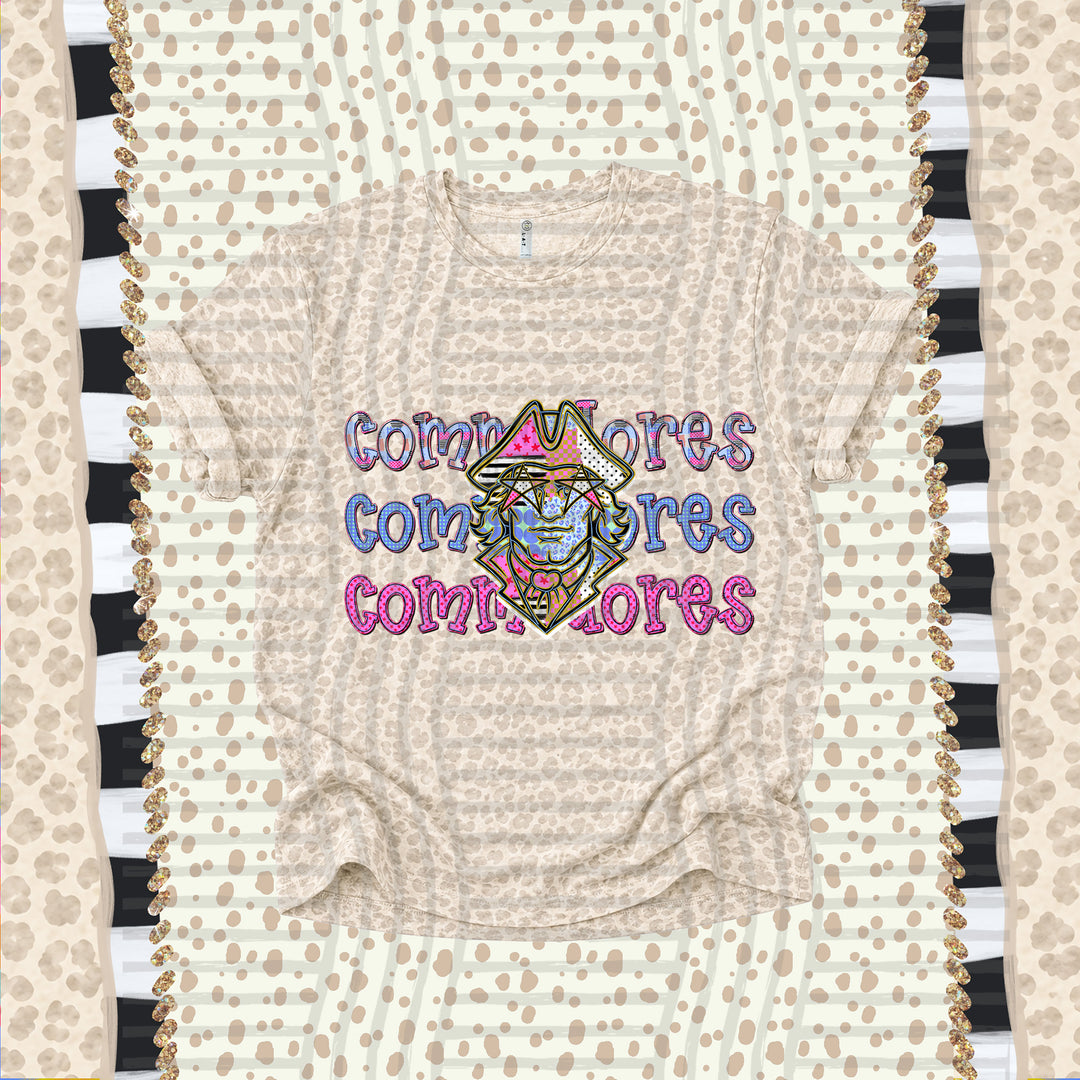Commodores Dolly Doodle mascot DTF transfer