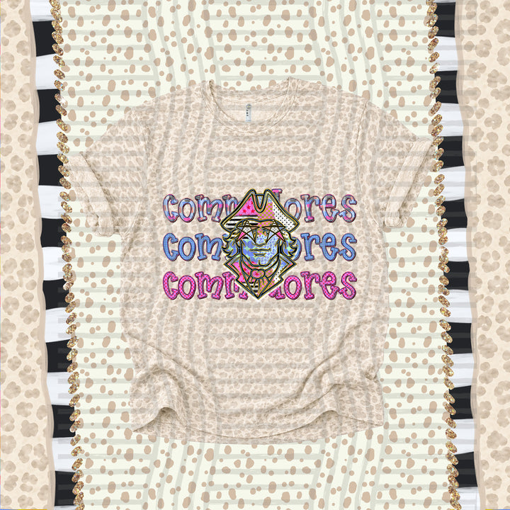 Commodores Dolly Doodle mascot DTF transfer