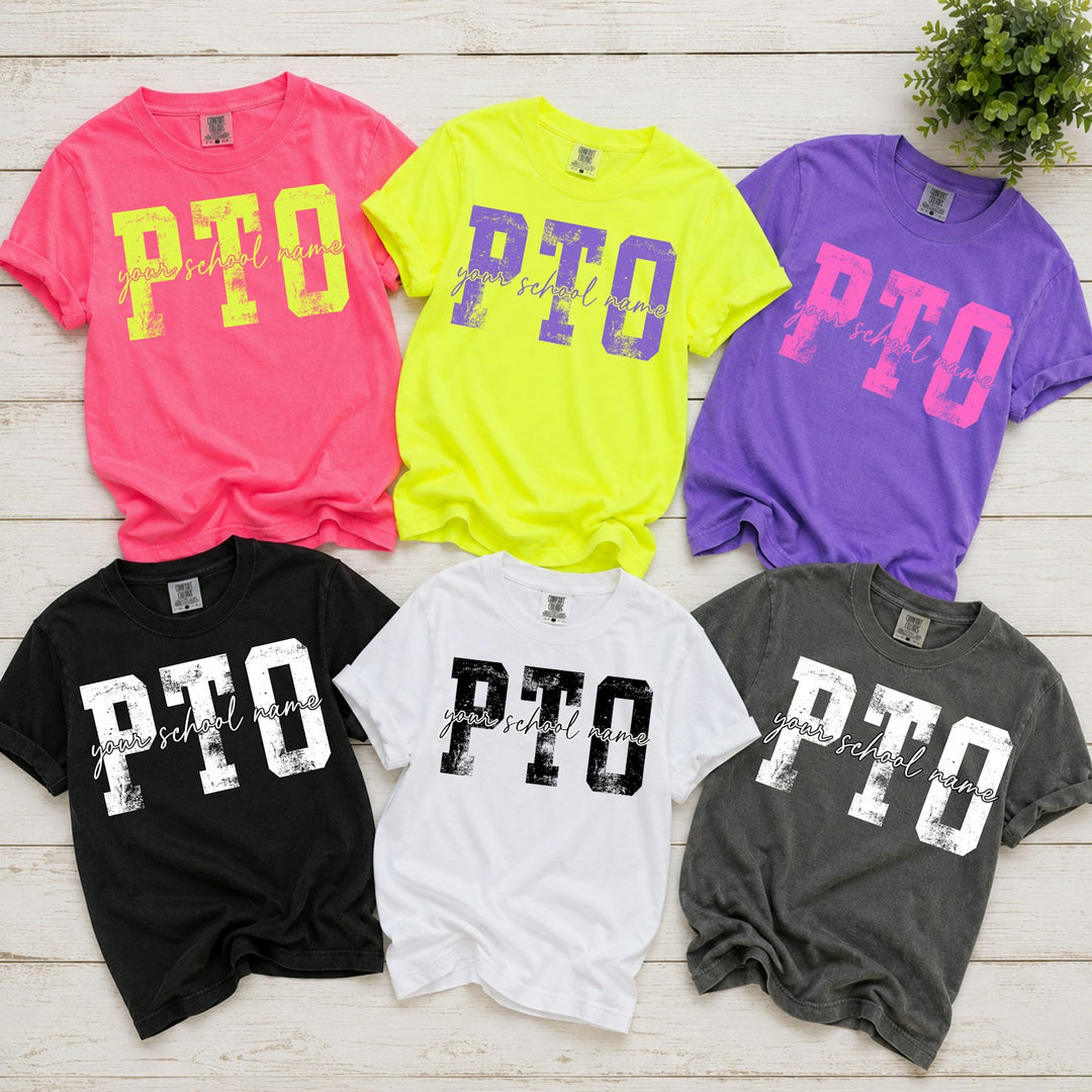 PTO Custom School Name customizable DTF transfer
