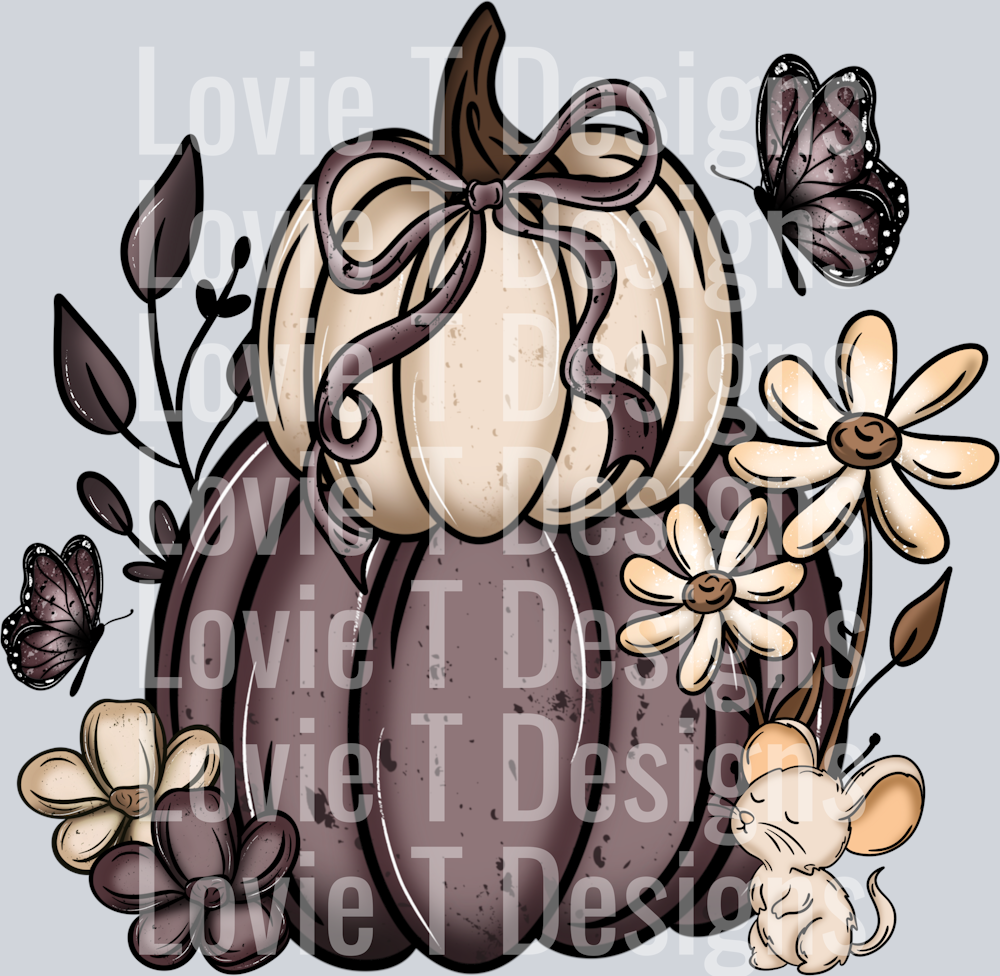 Cottage Core Pumpkins Mouse