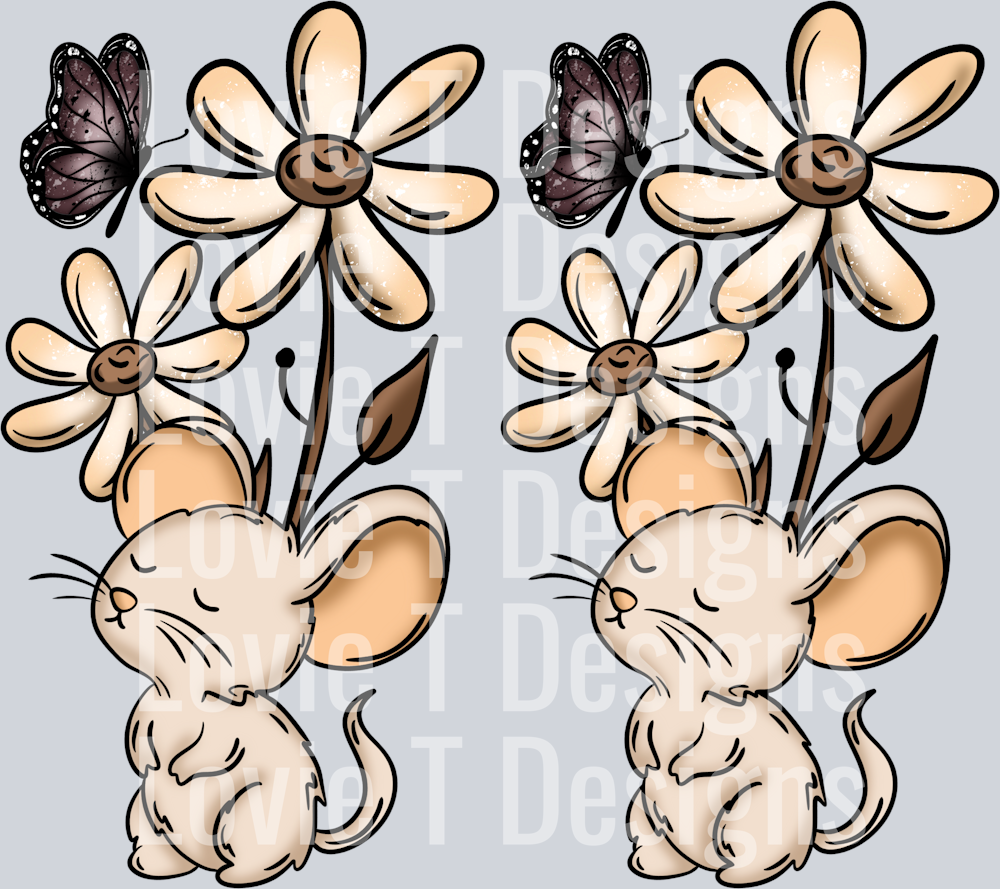 Cottage Core Pumpkins Mouse Sleeves