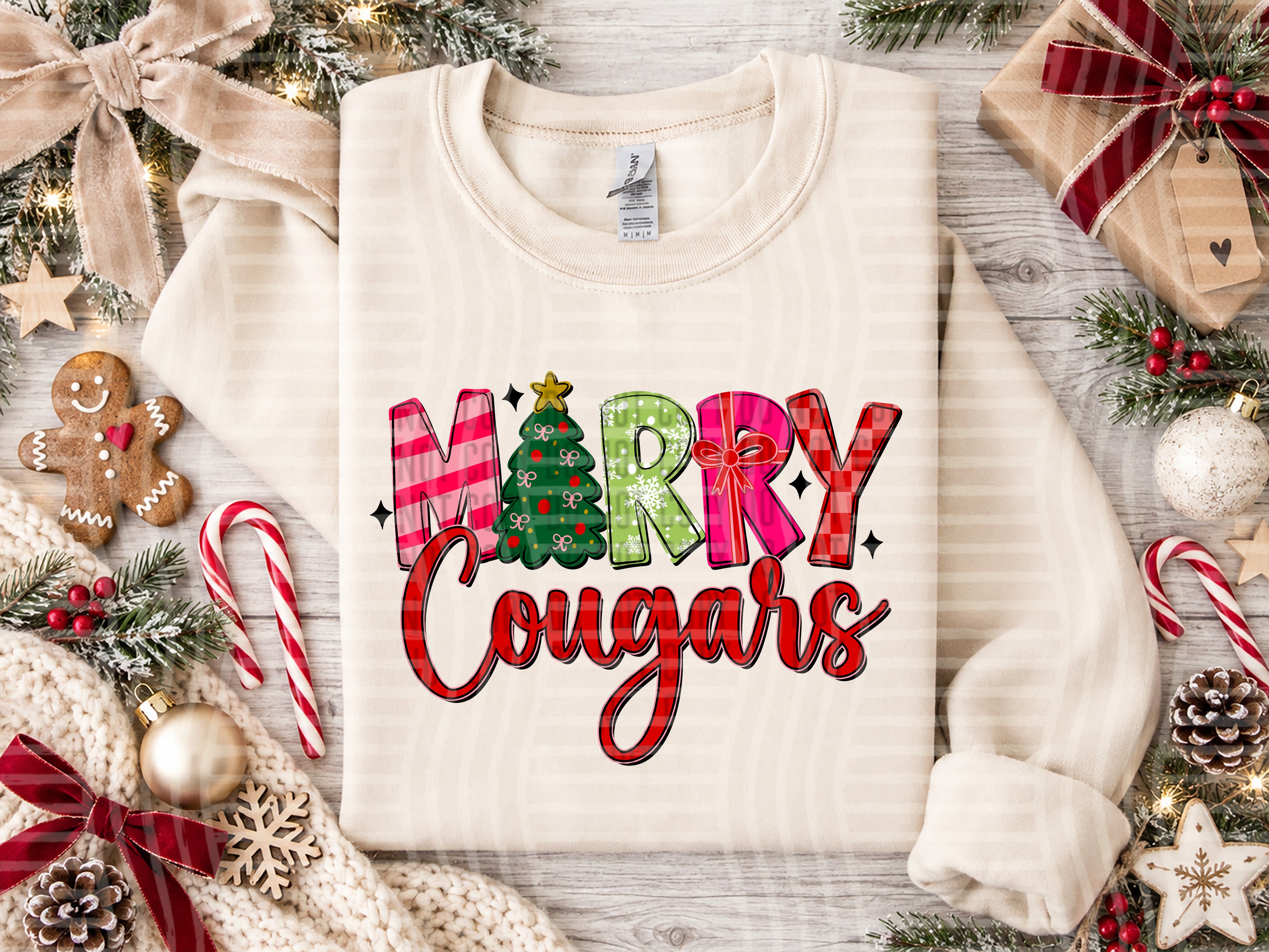 Merry Mascots Cougars design
