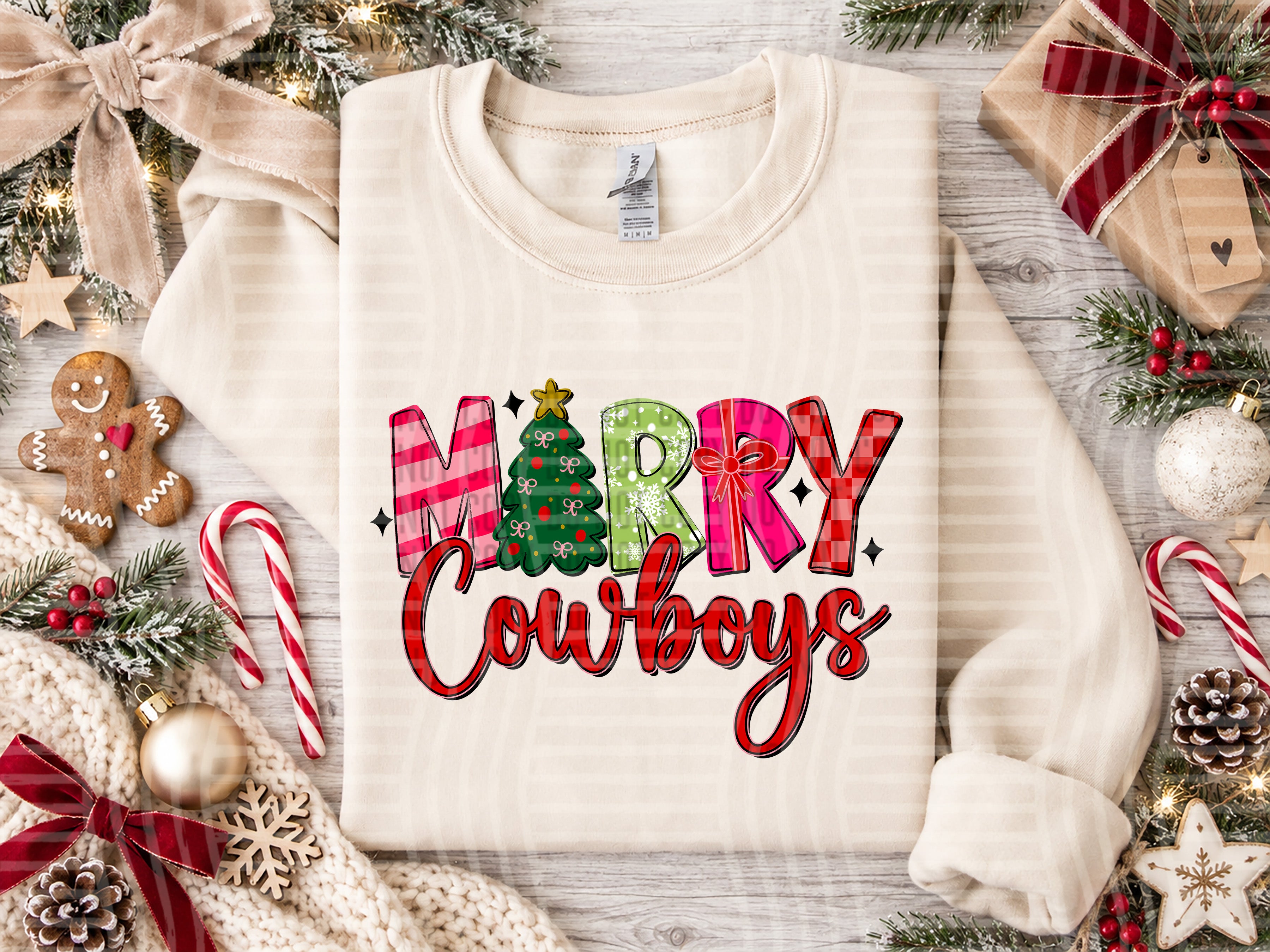 Merry Mascots Cowboys design