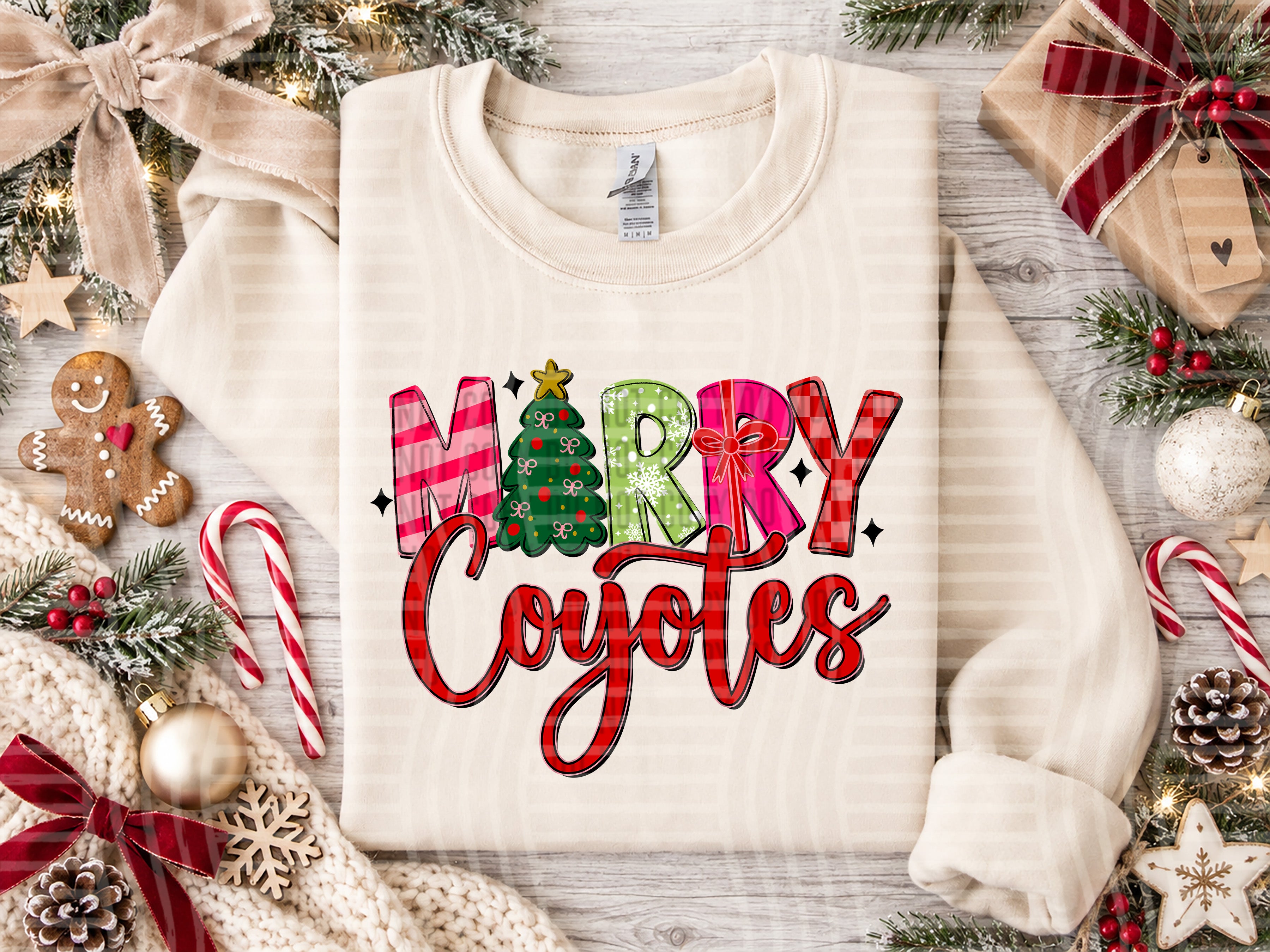 Merry Mascots Coyotes design