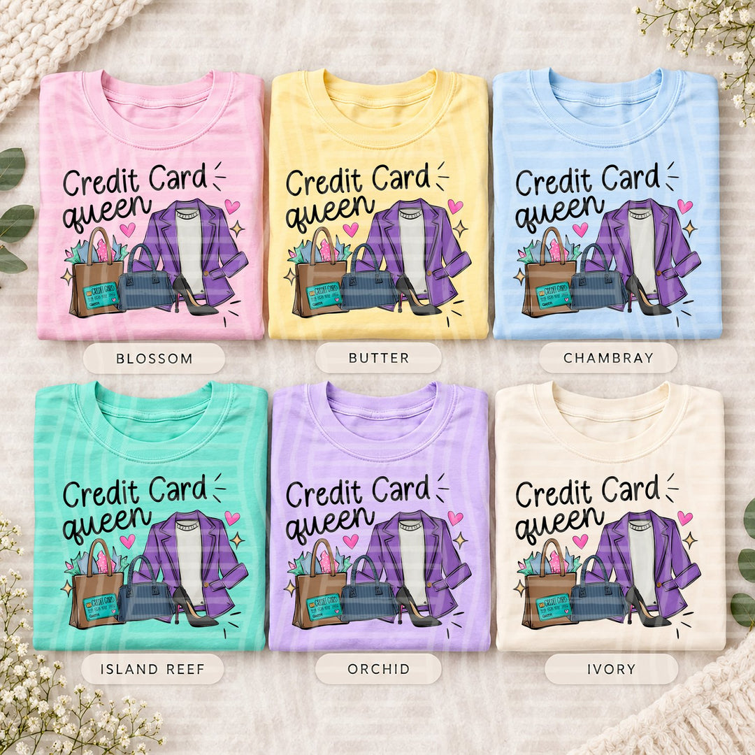 Credit Card Queen Career Day Small Biz DTF transfer