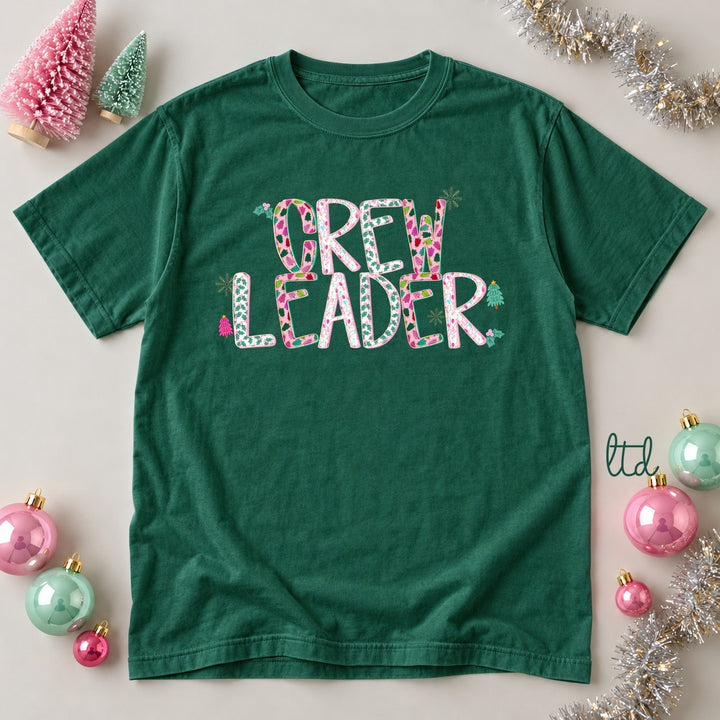 Crew Leader Twinkle Tinsel Occupations DTF transfer