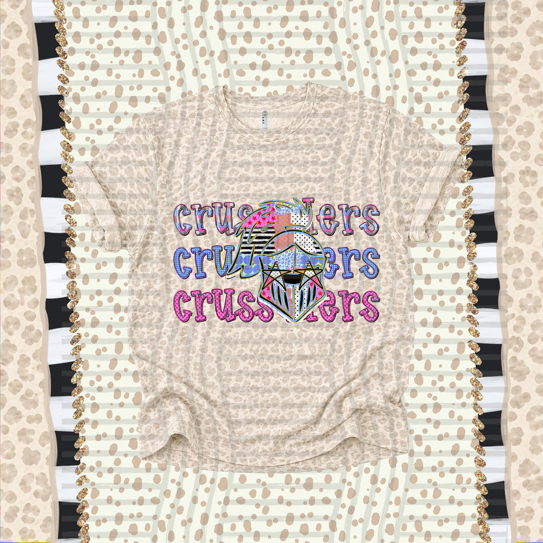 Crussaders Dolly Doodle mascot DTF transfer
