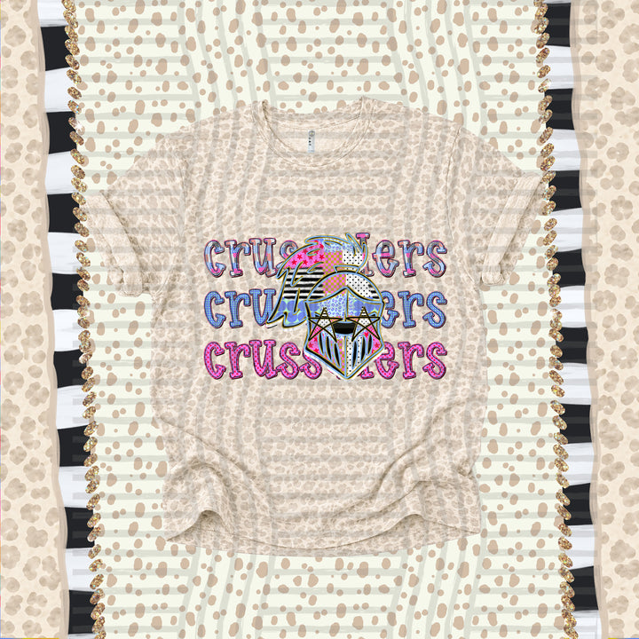 Crussaders Dolly Doodle mascot DTF transfer