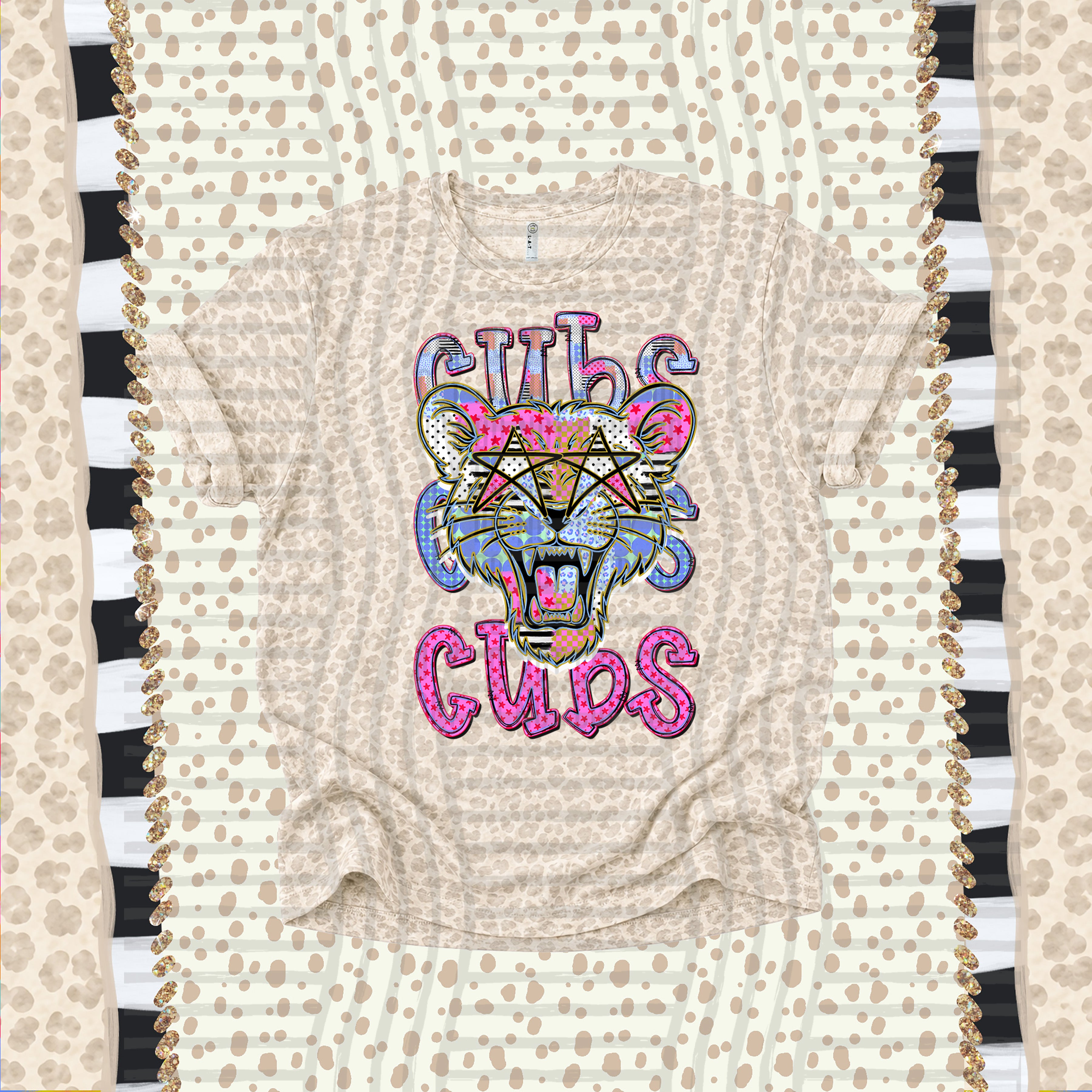 Dolly Doodle Mascots Cubs design