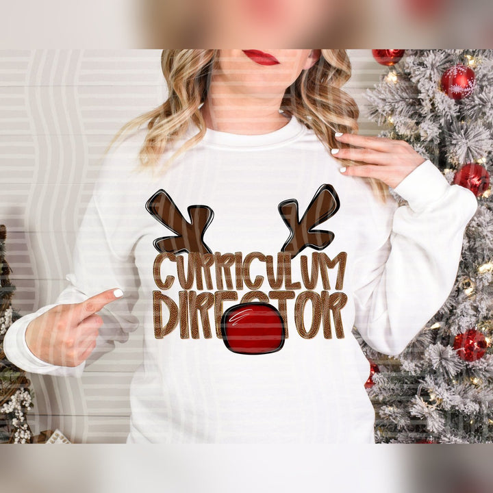 Curriculum Director Deer Antler School Staff DTF transfer