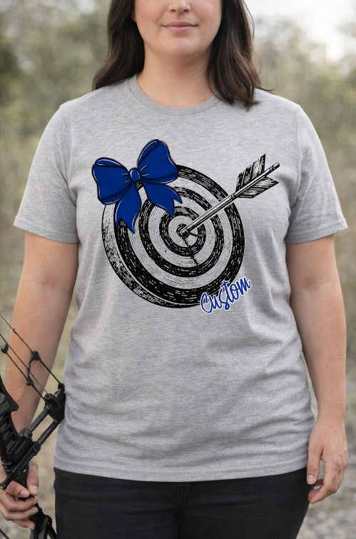 Custom Archery Target with Bow