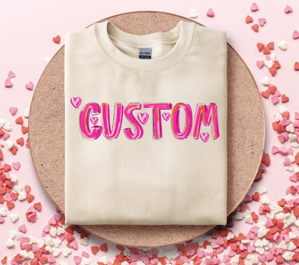 Custom Pretty In Pink Mockup-[DTF Transfer]-Lovie T Designs