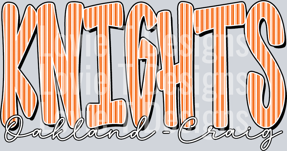 CUSTOM SEERSUCKER KNIGHTS ORANGE OAKLAND CRAIG