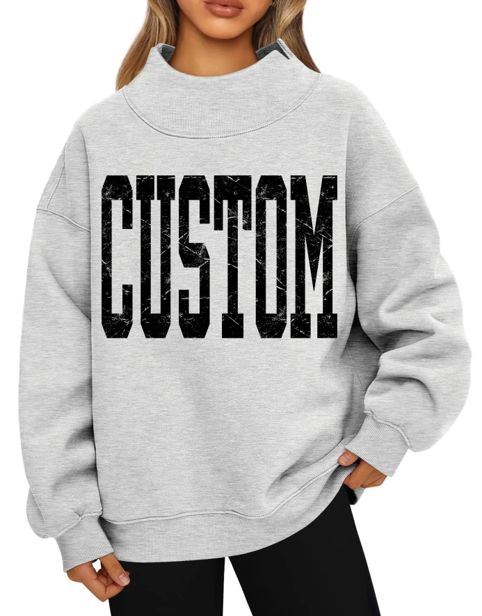 Custom Textured Word personalized DTF transfer design