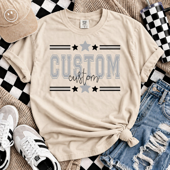 Custom All Stars Varsity DTF transfer mockup