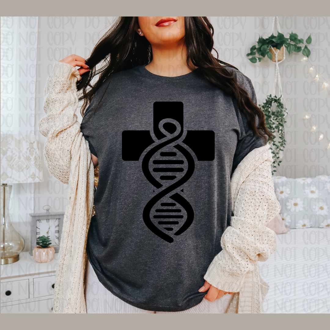 Daddy's Dna Cross – DTF Transfer – product image