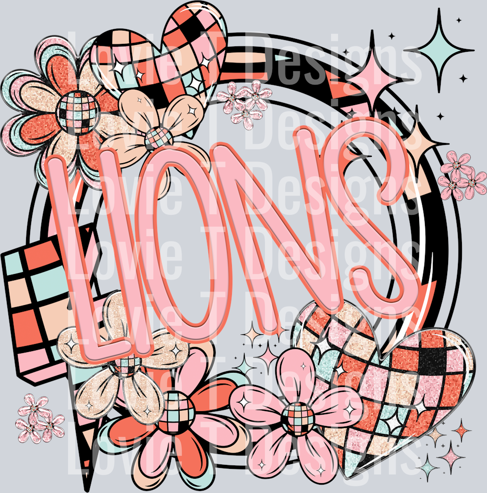 DAISY HEART NAMES LIONS