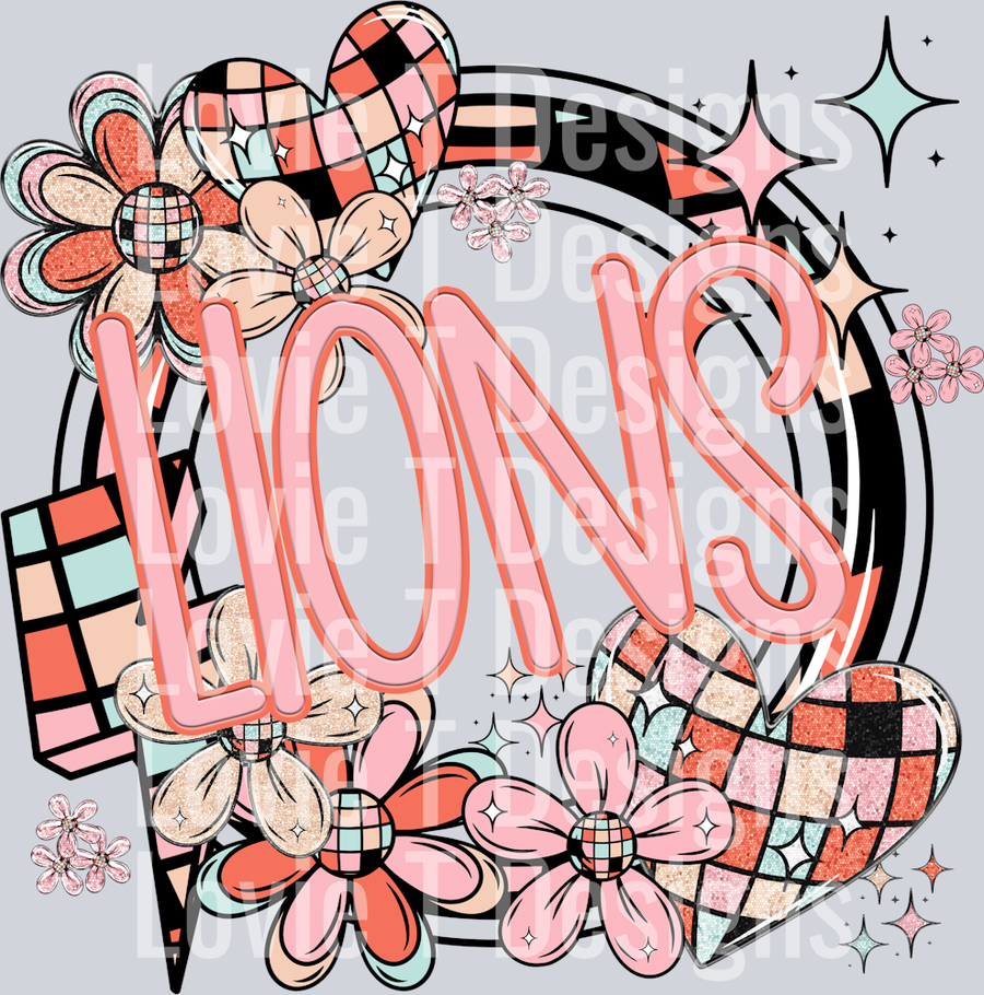 DAISY HEART NAMES LIONS