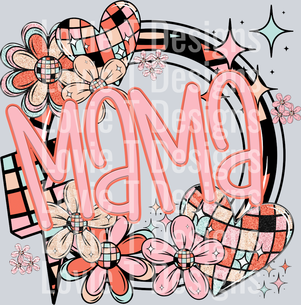 DAISY HEART NAMES MAMA