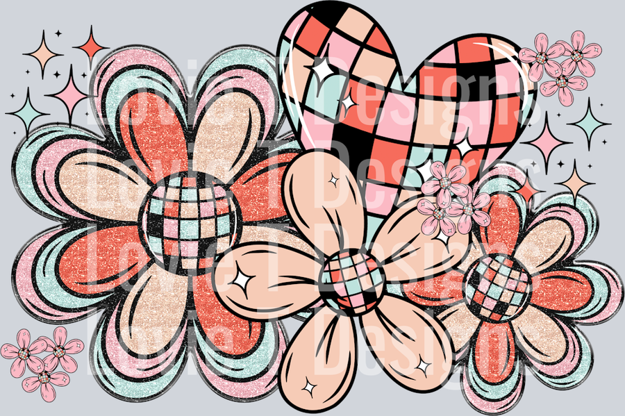 DAISY HEART NAMES SLEEVE