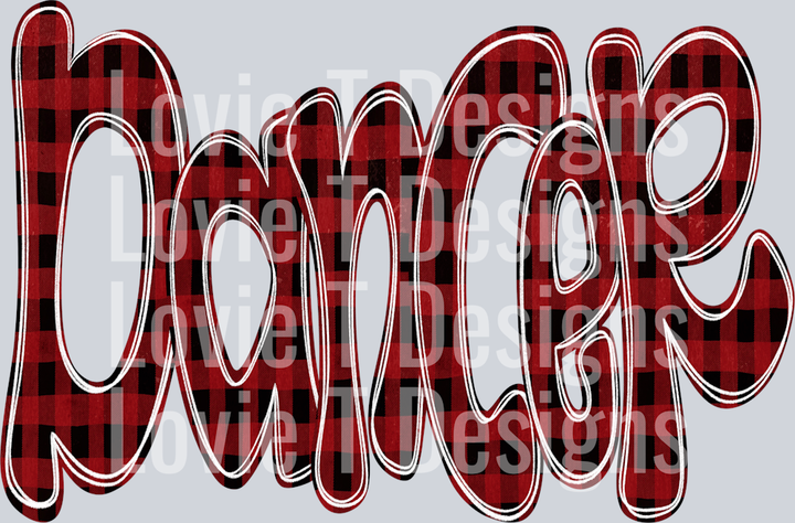 Dancer Funky Doodle Buffalo Check