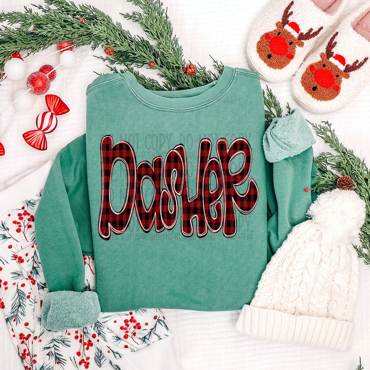 DASHER FUNKY DOODLE BUFFALO CHECK