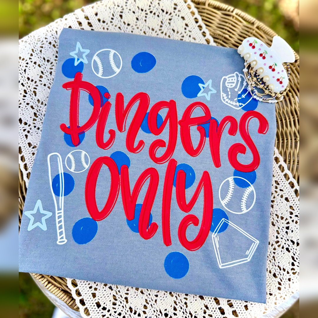 Divers Only Red Script with Navy Blue Dots and Stars – DTF Transfer – product image