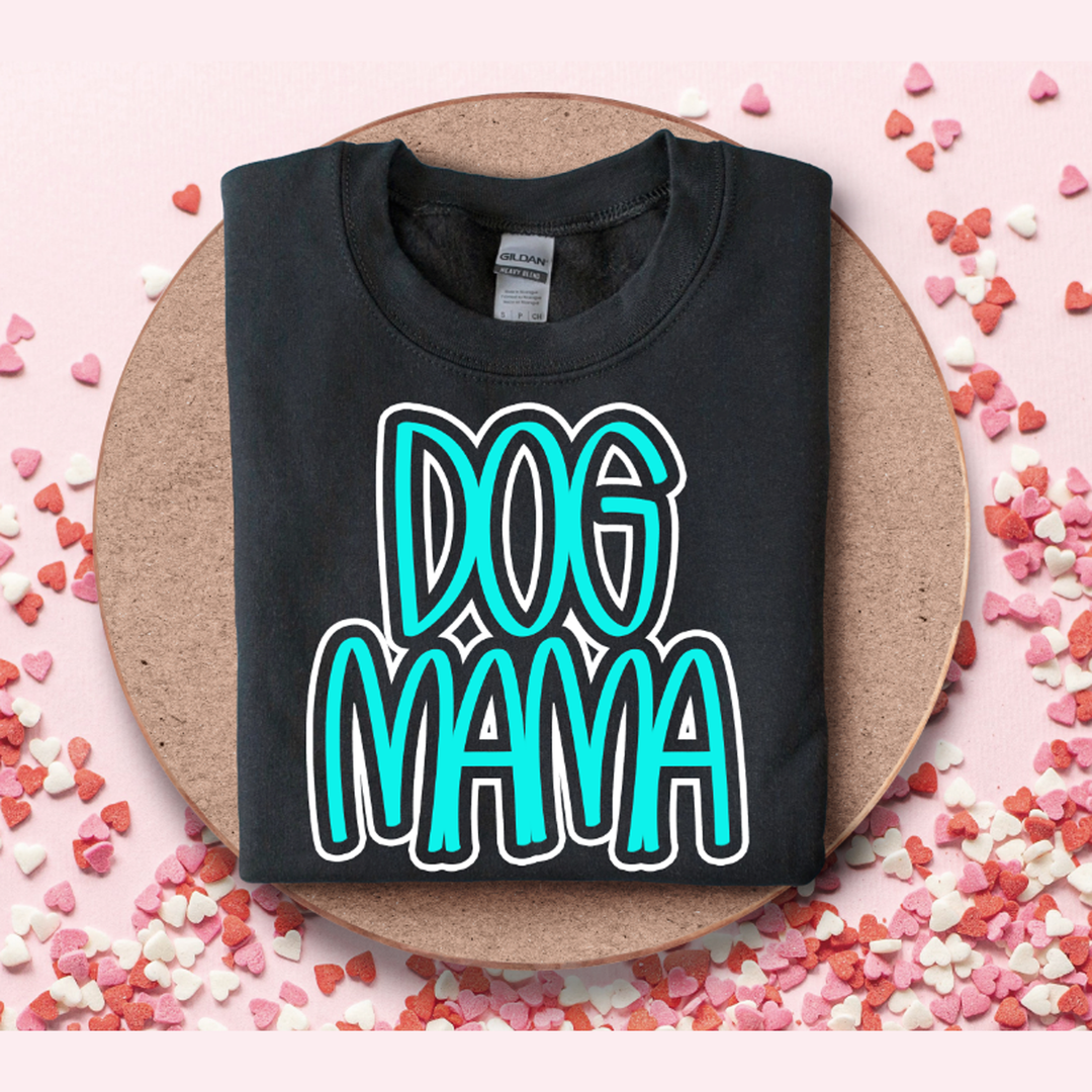 Dog Mama Blue – DTF Transfer – product image
