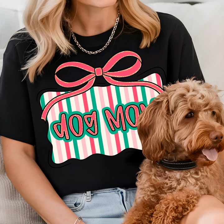 DOG MOM STRIPES