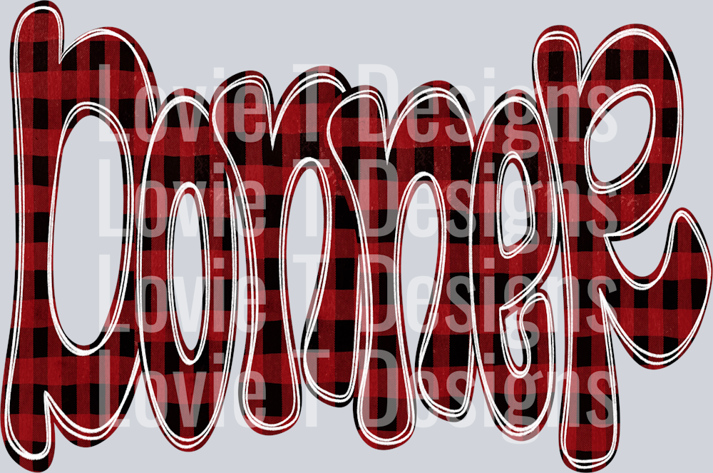 Donner Funky Doodle Buffalo Check