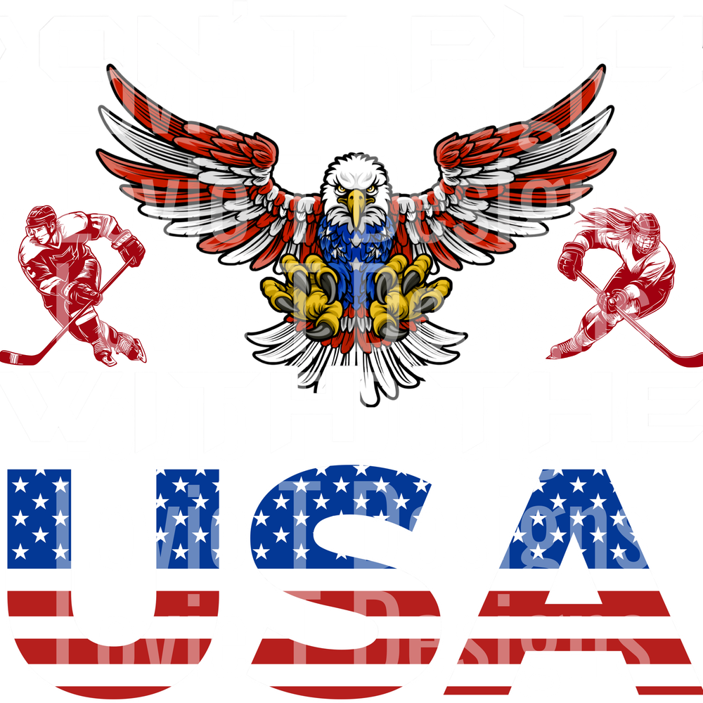 DON’T PUCK WITH THE USA FOR BLUE