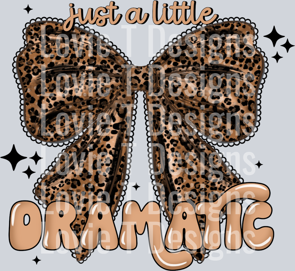 Dramatic leopard bow