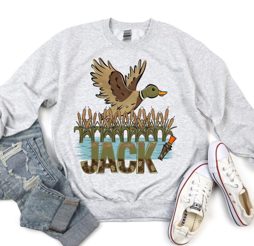 Duck Call Orange Blank DTF transfer design – image 1